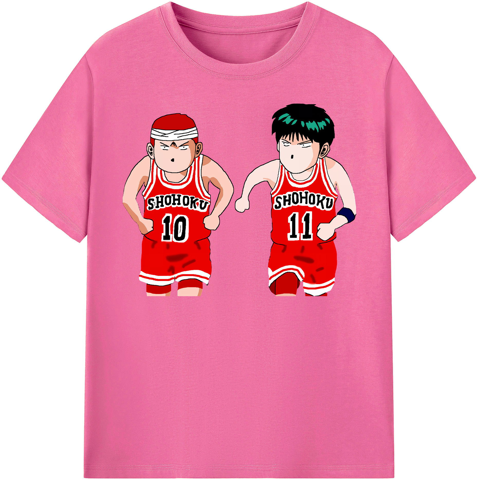 （画像用） SLAM DUNK／スラムダンク レディースカジュアルプリントTシャツ（綿100％）